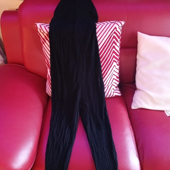 FASHION NOVA BLK RIBBED JUMPSUIT - Picture 9 of 14